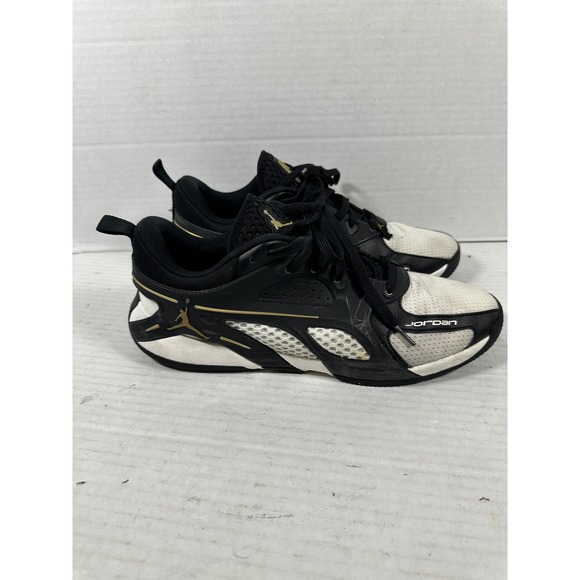 Jordan Heir Series 1 Black White Metallic Gold Basketball Shoes FQ3858-007 M: 12 main image 4